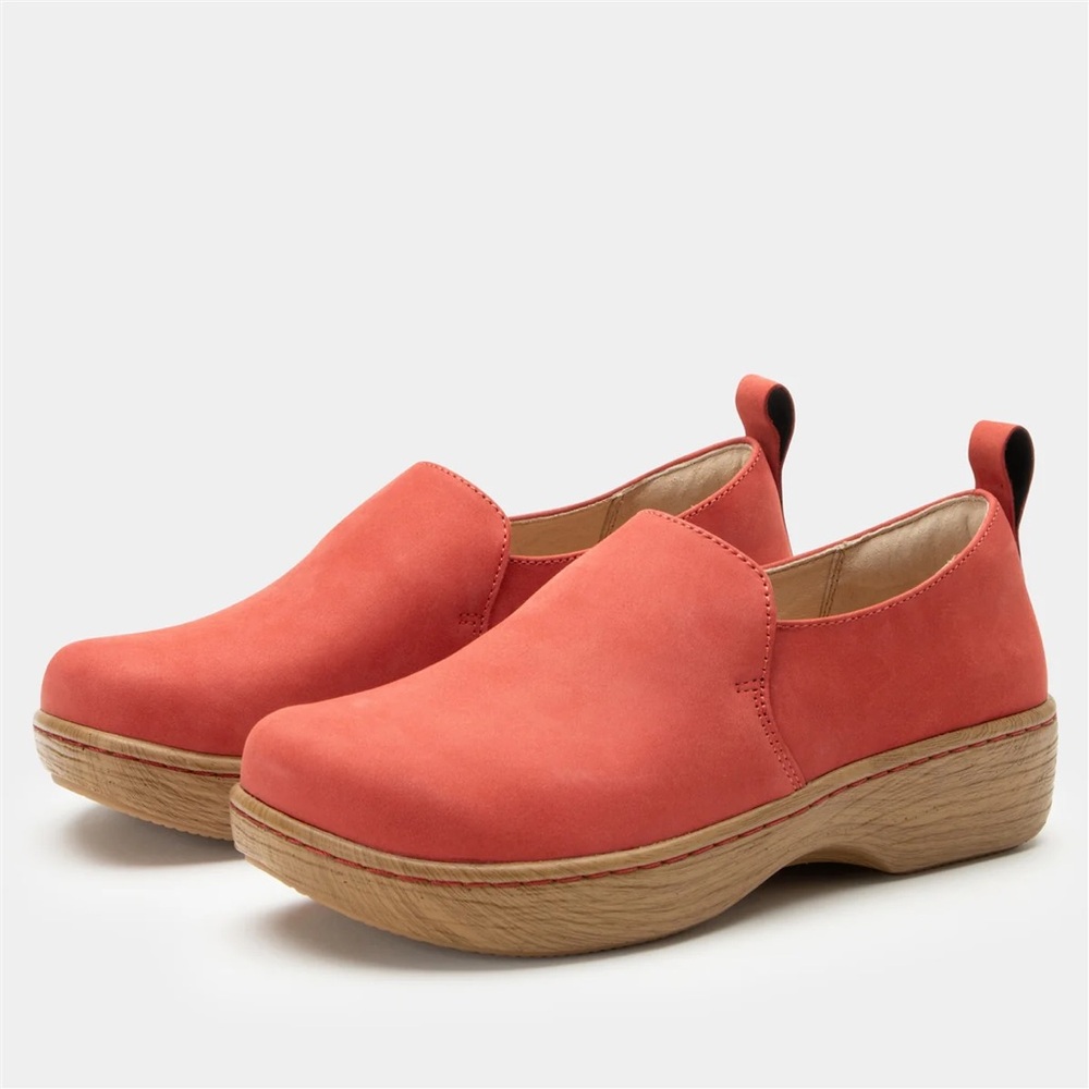 Alegria Orygin Slip-on Red Tulip Comfort Clog Cute Orthopedic Support Shoes